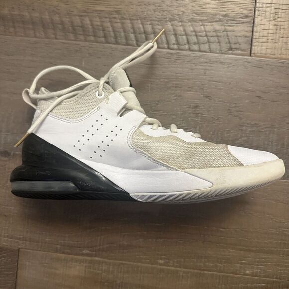 Nike Max Impact Mid Top Men's Size 8.5 White, Metallic Gold, Black CZ8771-100 - Picture 7 of 10